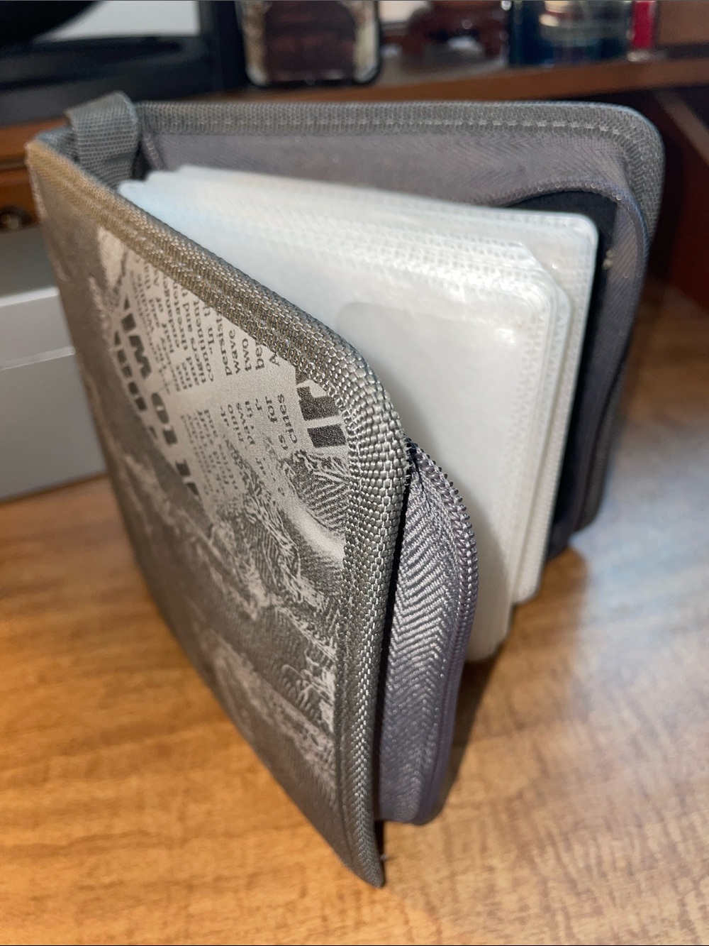 Saba Gray CD/DVD Case Organizer